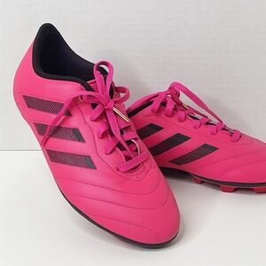 Adidas Youth Soccer Cleats Size 4 – Pink & Black Firm Ground Shoes